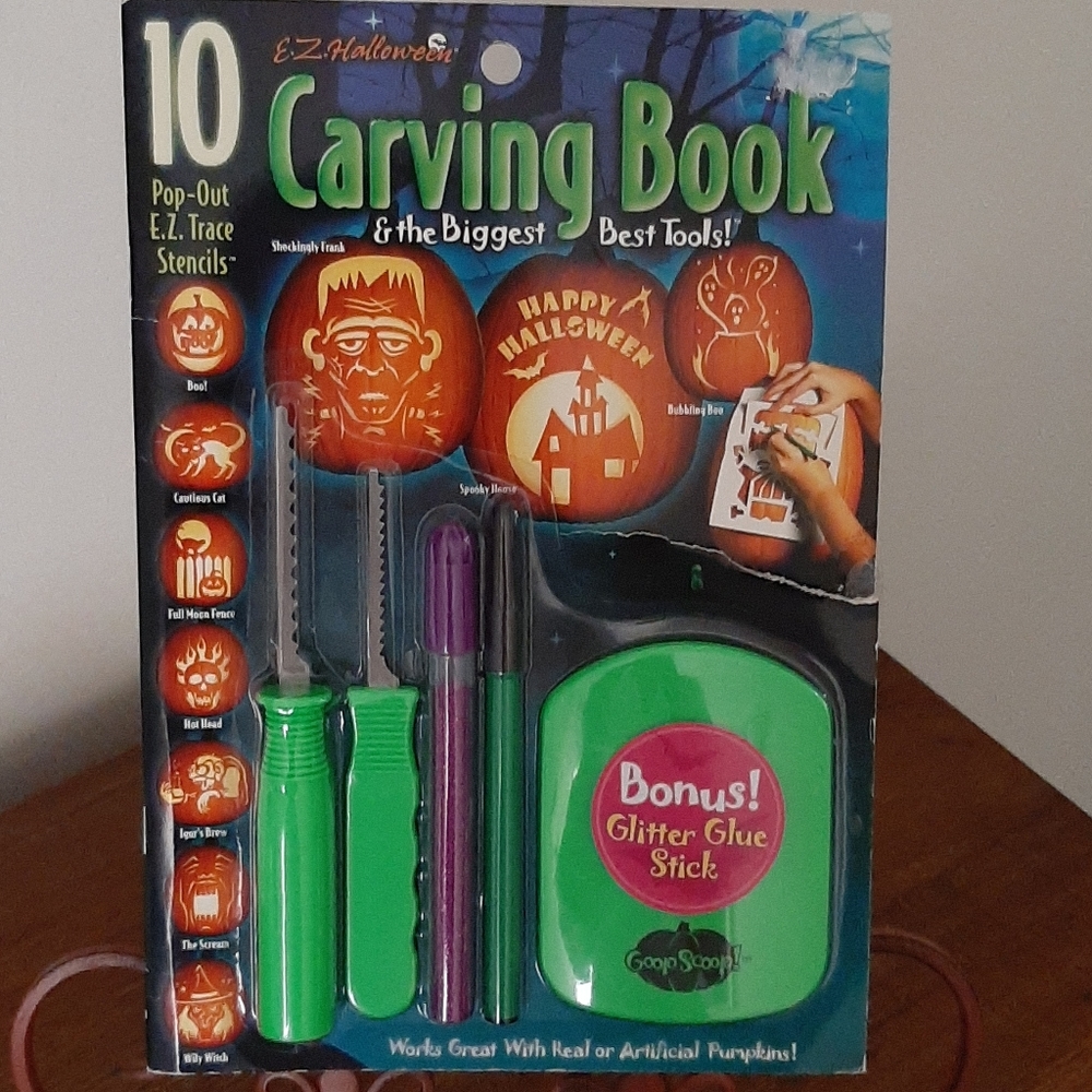 Pumpkin Carving kit w/ stencils